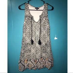 B&W Patterned Dress
